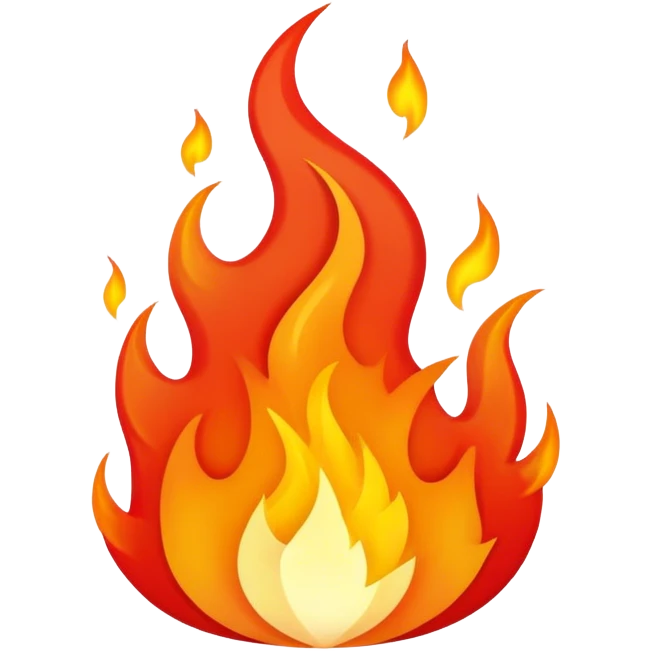 On fire emoji