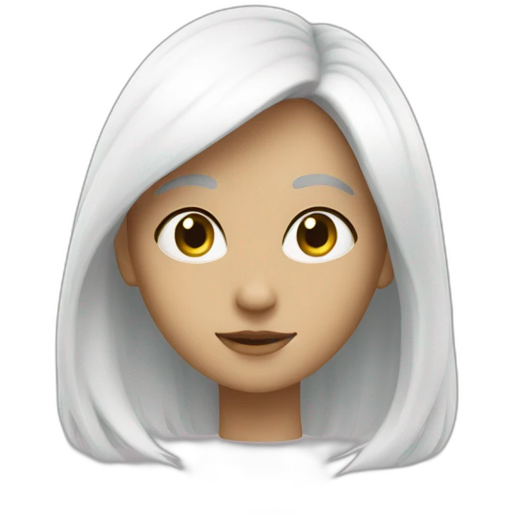Coeur blanc emoji
