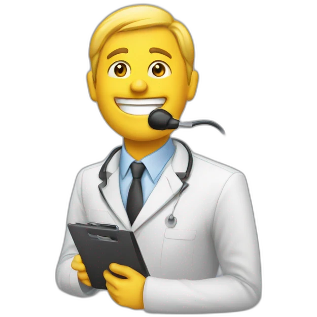 Outgoing call to a client  emoji