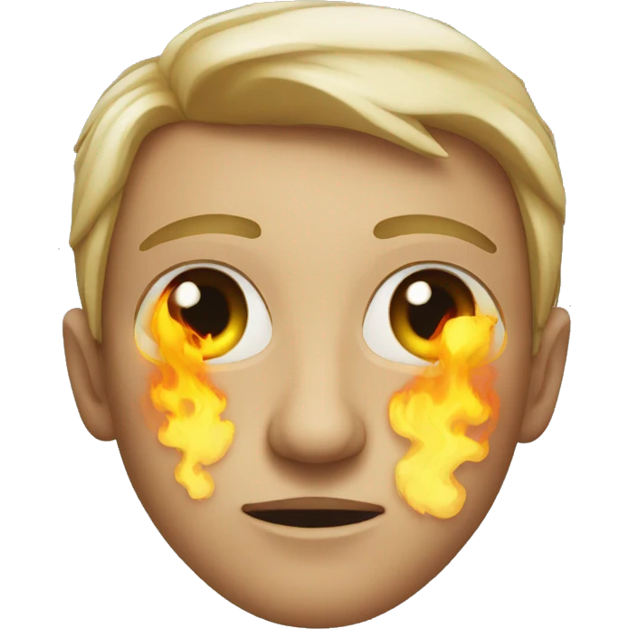 burning eyes emoji