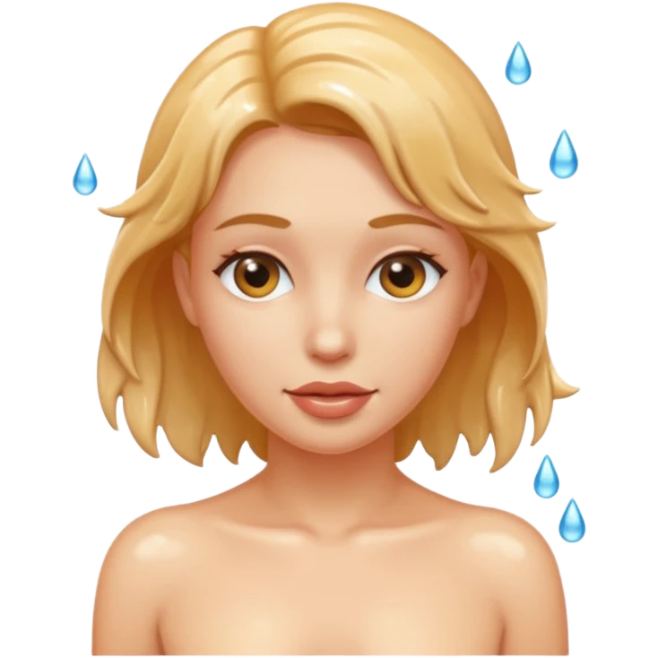 nude woman cum emoji