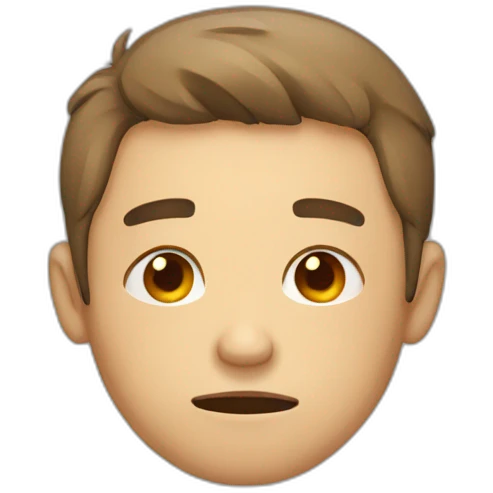 Tired guy emoji