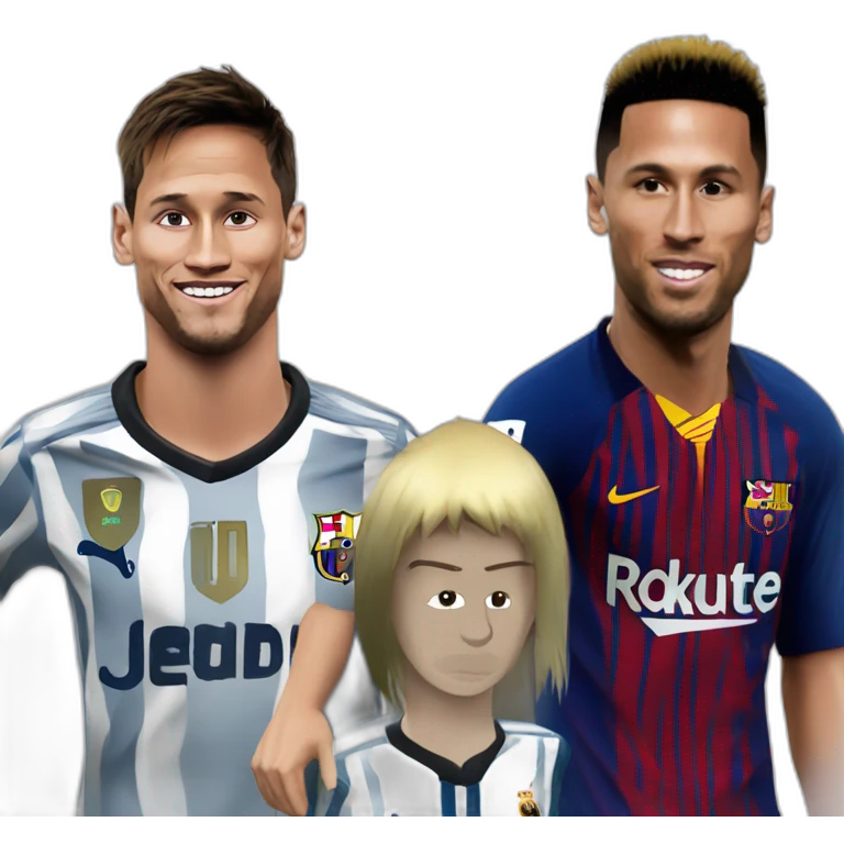 Neymar-messi-ronaldo emoji