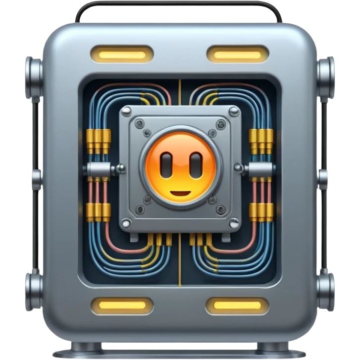 A Quantum Computer machine emoji