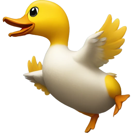 climbing duck emoji