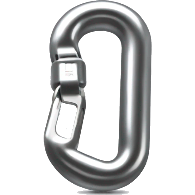 Aero shape carabiner emoji