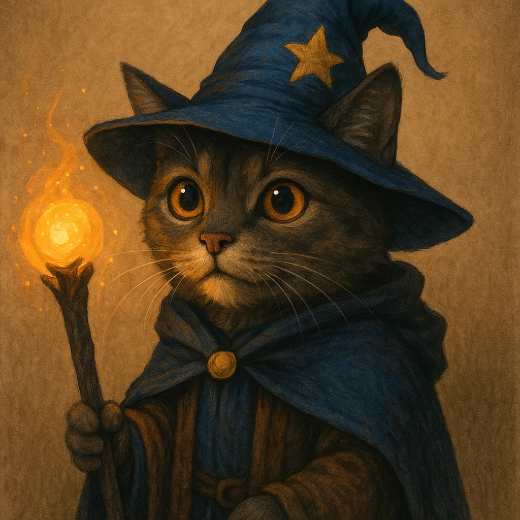 wizard gato emoji