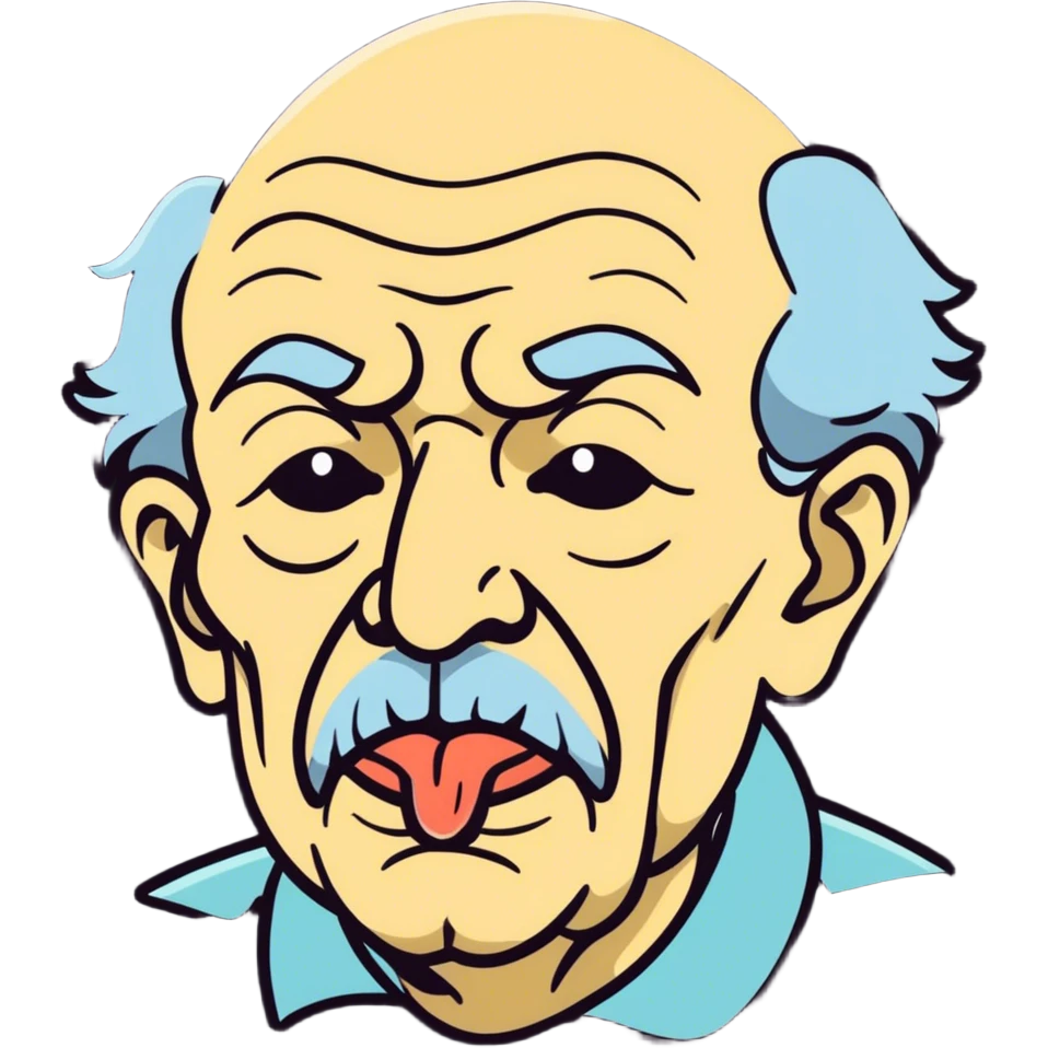 Licking my chops and drooling old man emoji