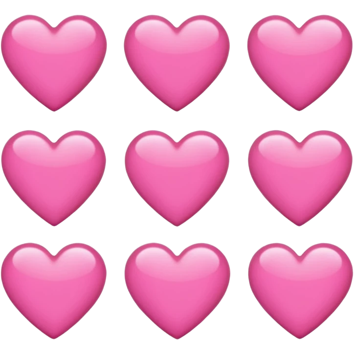 hearts pink emoji