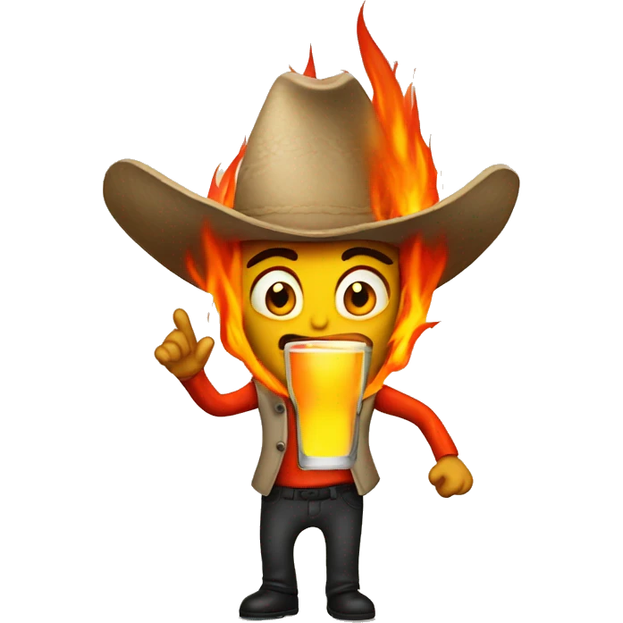 spicy fire tequila emoji