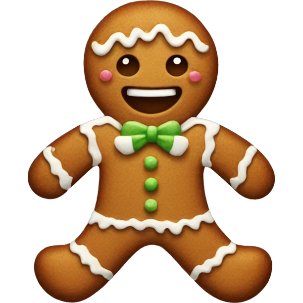 gingerbread emoji