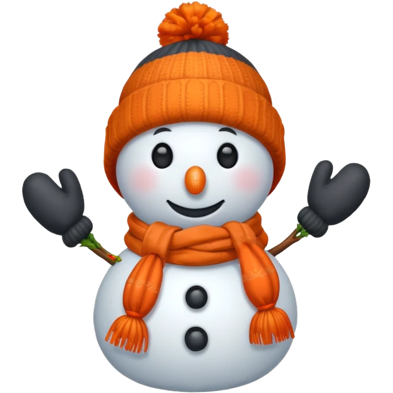 Winter snowman  emoji