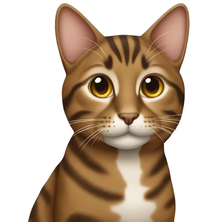 brown tabby cat emoji