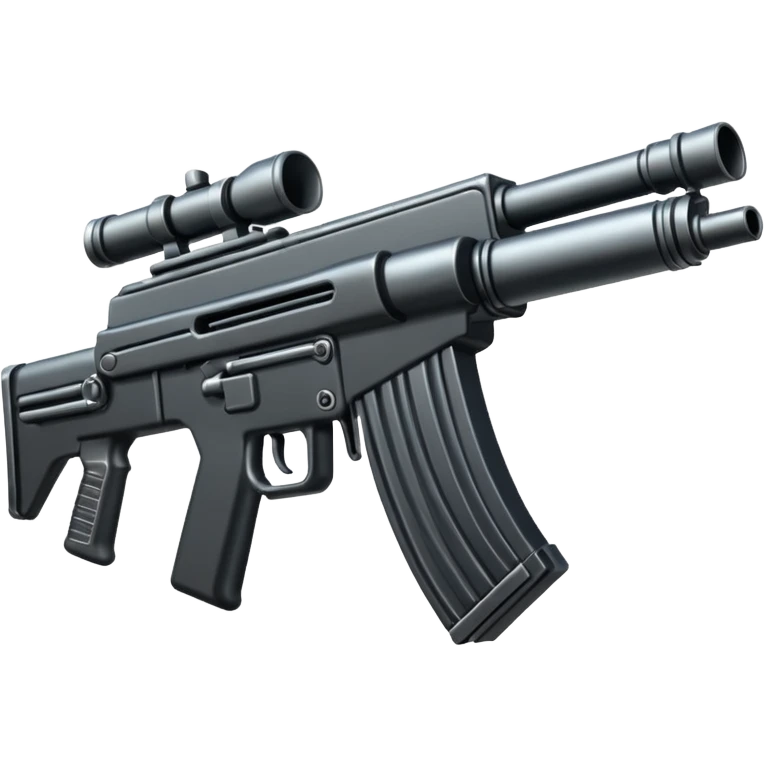 A big machine gun emoji
