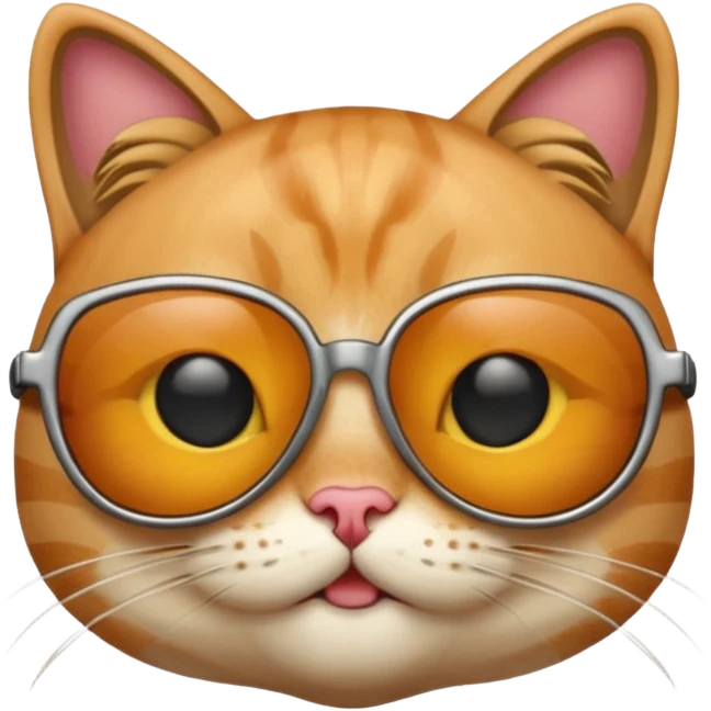 Cat wearing sunglasses emoji