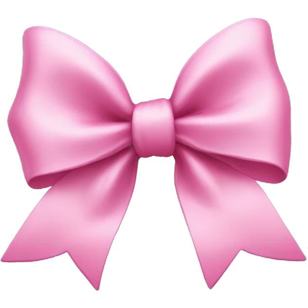 Pink bow  emoji
