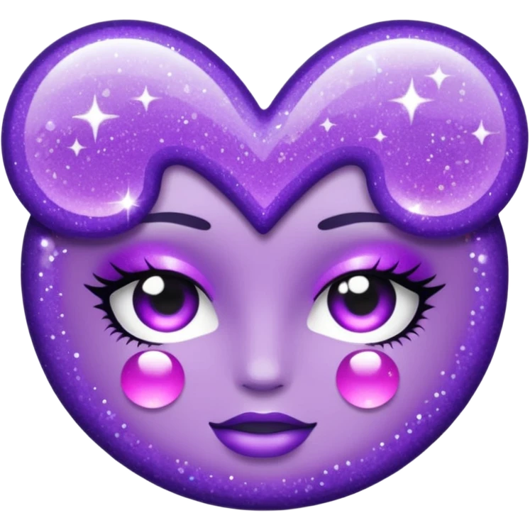 glitter purple remedy emoji