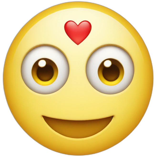 Smiling face with smiling eye and three heart emoji