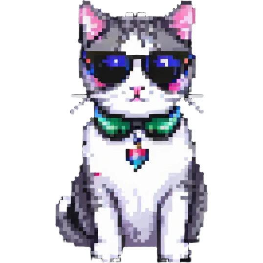 cat wearing sunglasses emoji