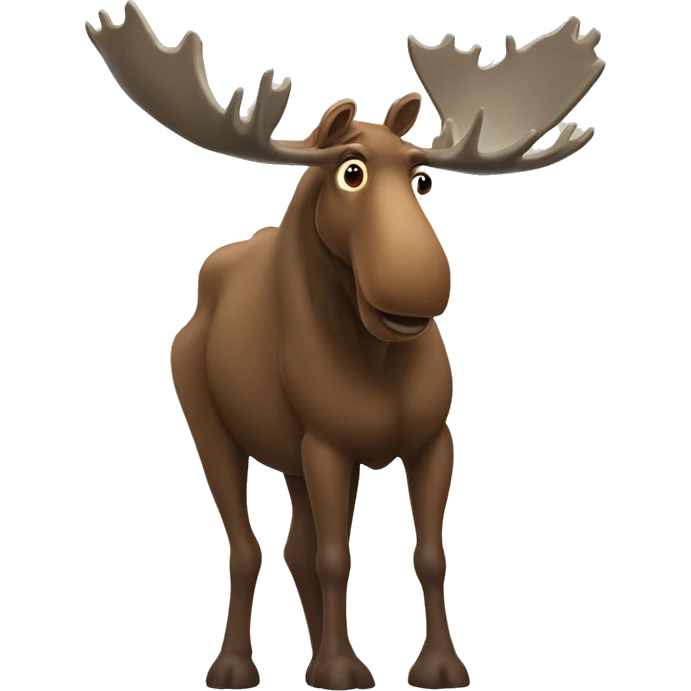 A moose full body emoji