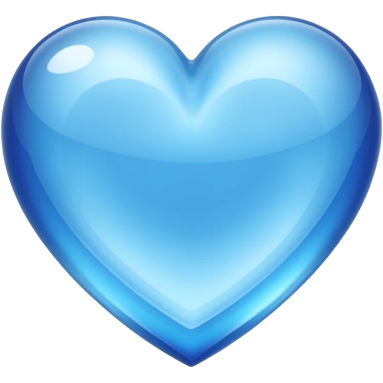 Crystal blue heart
 emoji