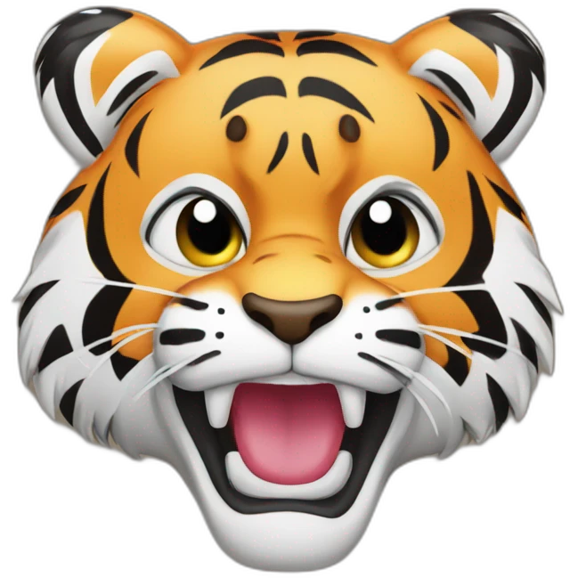 Tiger boxing emoji