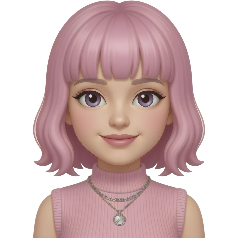 Rosé des black pink emoji