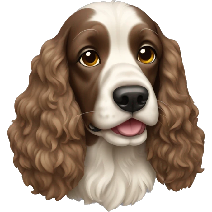 Coker spaniel dog emoji