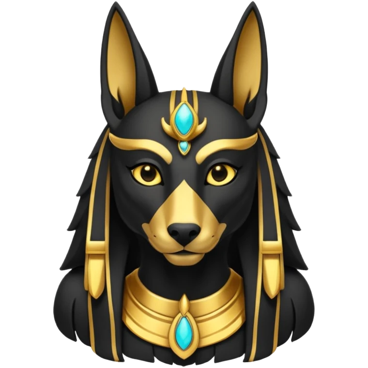 Black-furred Anubis emoji