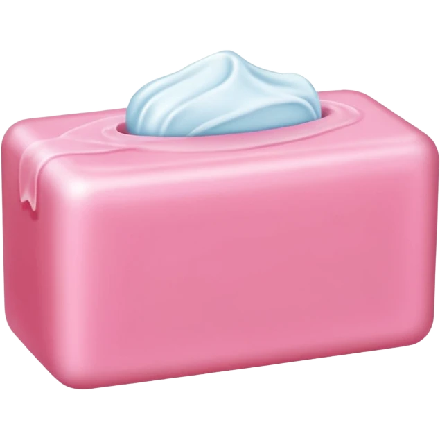 pink soap emoji