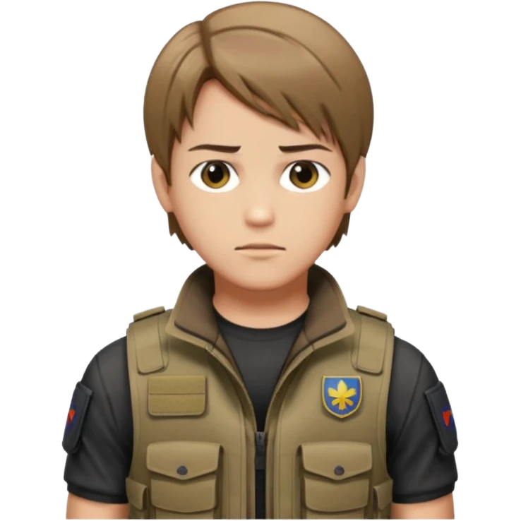 Leon Kennedy from resident evil 4 emoji
