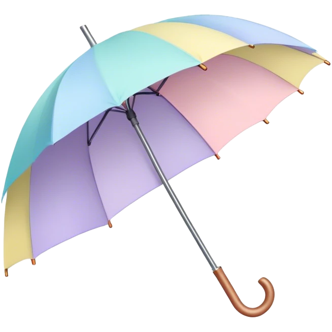 pastel umbrella emoji