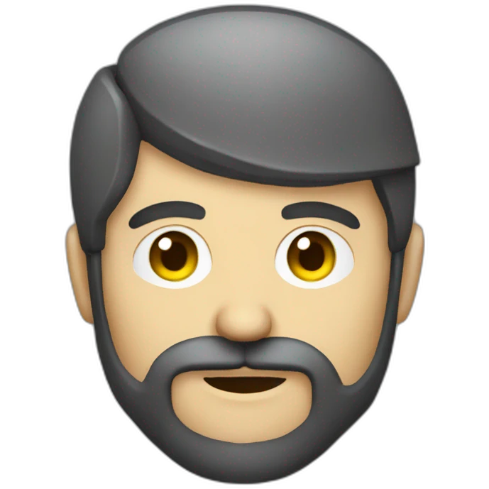 clockpunk man with beard emoji