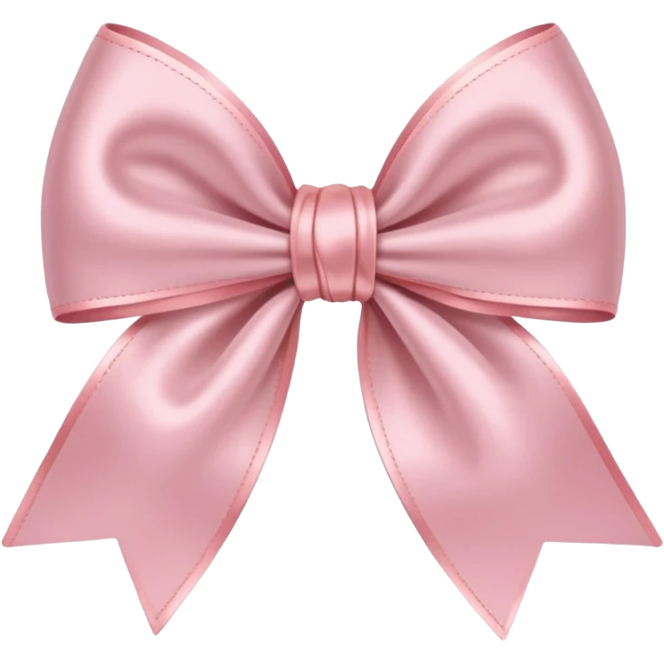 Light pink bow  emoji