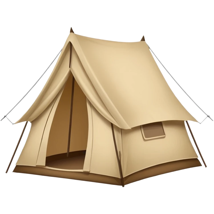 camping tent emoji