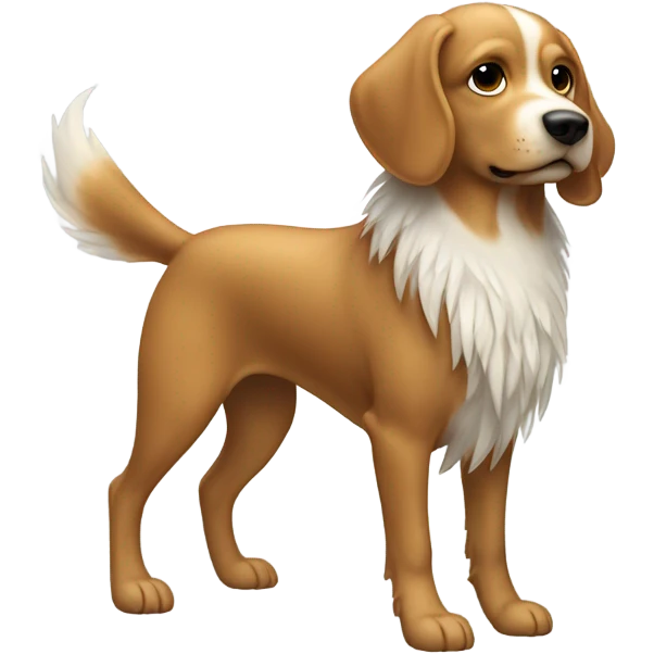 dog wearing wings emoji
