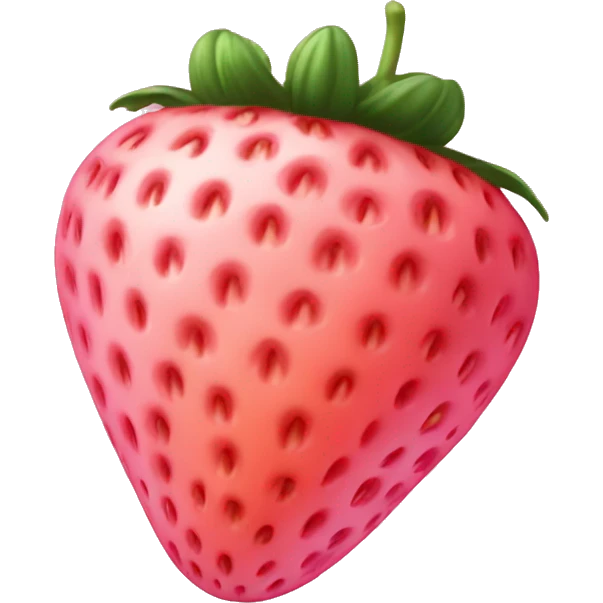 Pink light strawberry  emoji