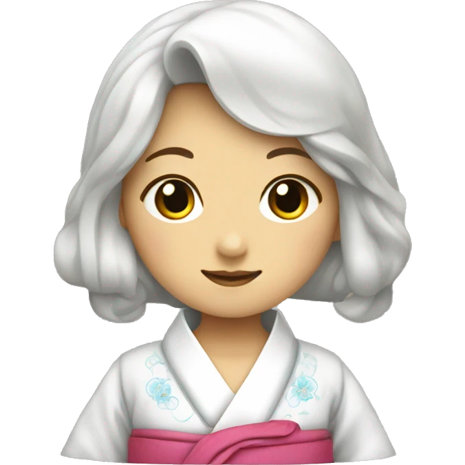 Hanbok dress only emoji