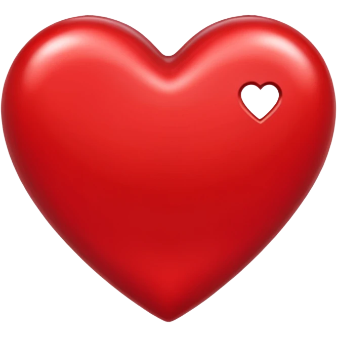 Coração de Iphone  emoji