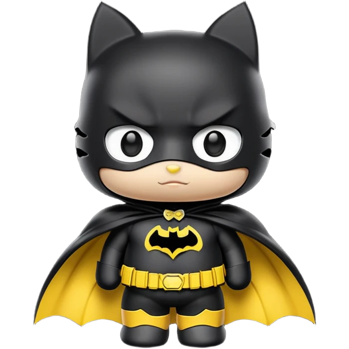Hello kitty Batman  emoji