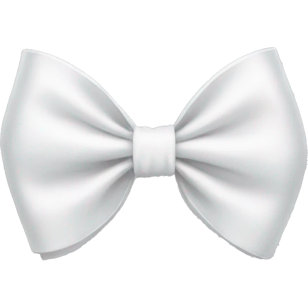 white bow  emoji