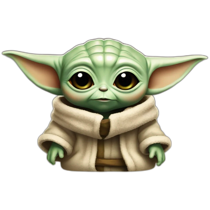 Нарисуй мне baby yoda emoji