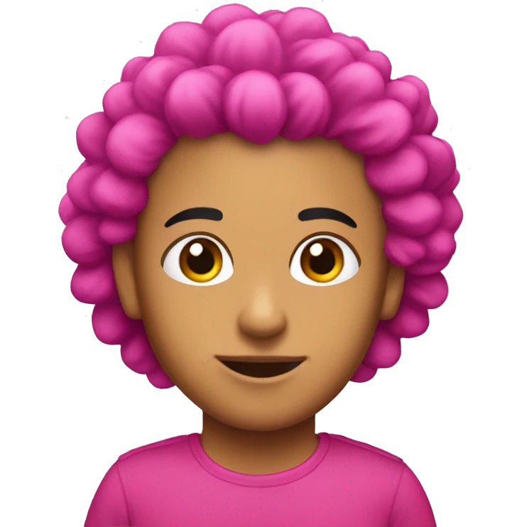 Pompones rosados  emoji