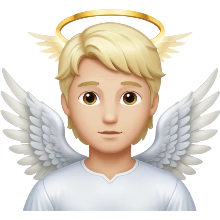 Healer male angel emoji