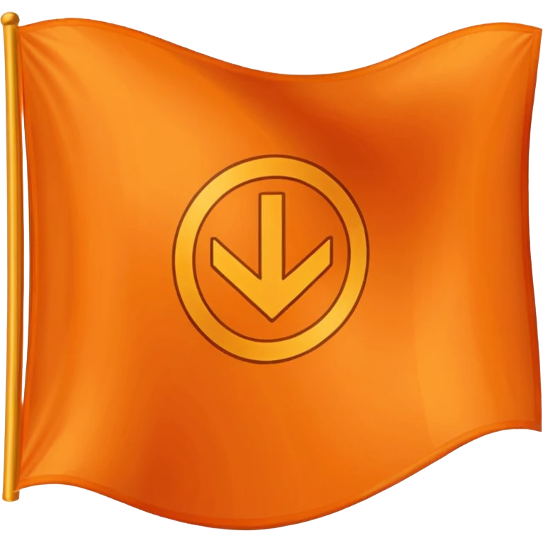 Make emoji use orange flag and 🪯 thise emoji,emoji fit in flage this 🪯 emoji