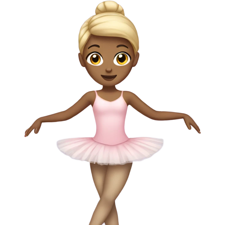 Blonde ballerina  emoji