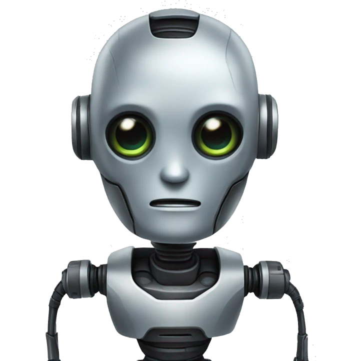 a robot emoji