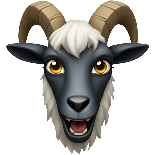 Evil goat emoji