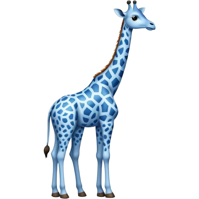 Girafe bleue  emoji