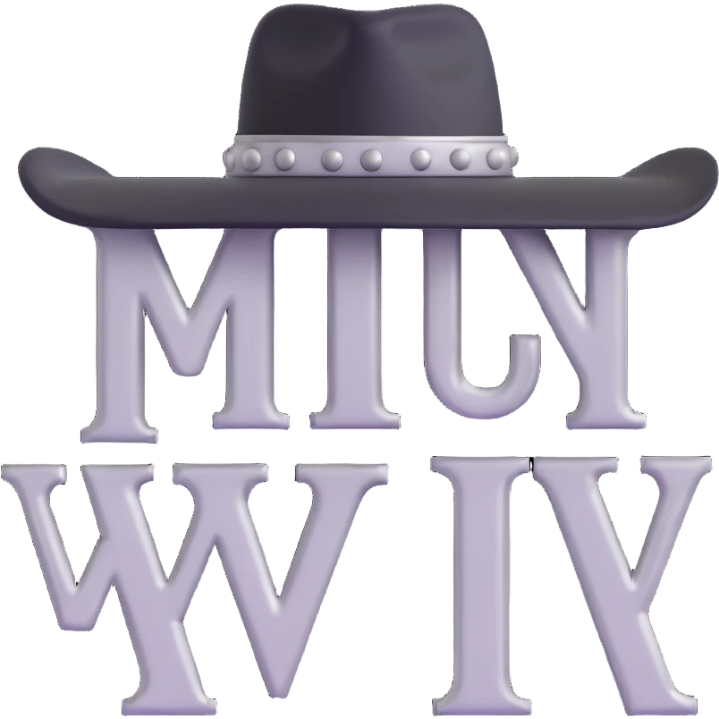 connected BLK letters in western font style with silver outline, old west typography, black letters with metallic silver border emoji